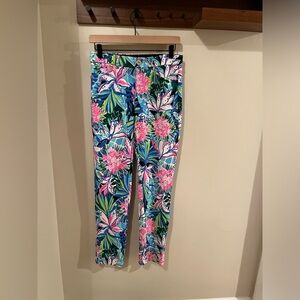 Lilly Pulitzer Kelly Knit Pants You, Me and Giraffe print size 6